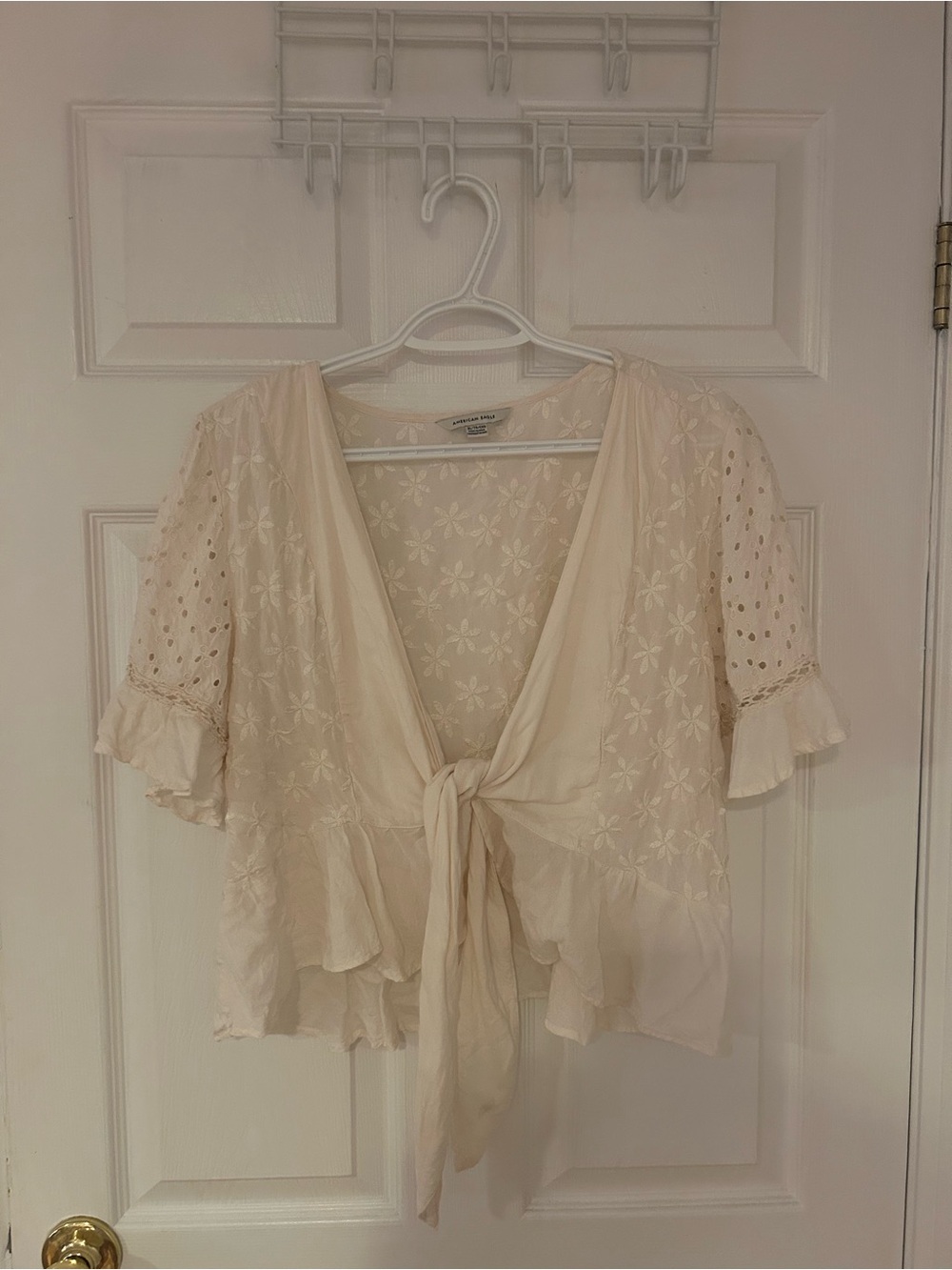 Y2K Flowy AE Wrap Top